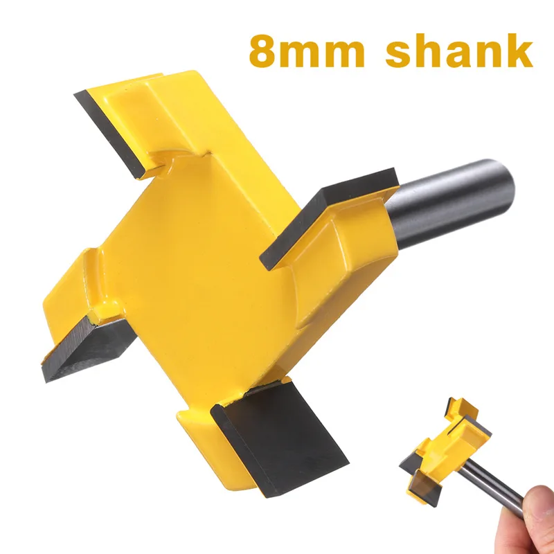 

Деревообрабатывающий фрезерный станок с ЧПУ 8 мм, фреза с Т-образным пазом и 4 канавками, качественный карбидный наконечник, верхняя поверхн...