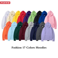 fgkks brand men pullover hoodies 2021 autumn hip hop streetwear hooded casual mens solid color hoodie sweatshirts male