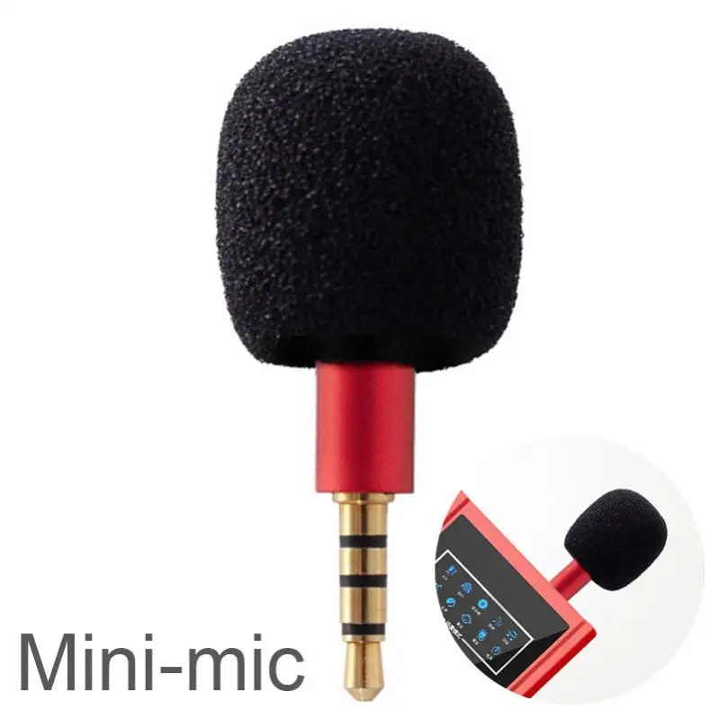 Фото Портативный мини-микрофон 3 5 мм Aux 3/4-полюсный Автоматический Металлический