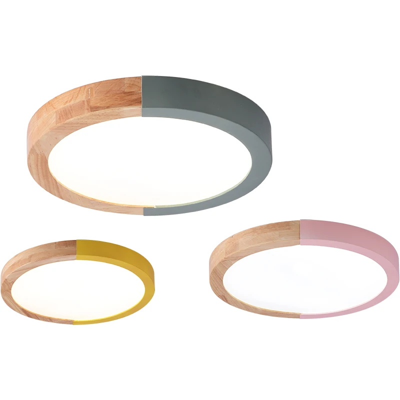 Светодиодный потолочный светильник для гостиной современный круглой формы дома