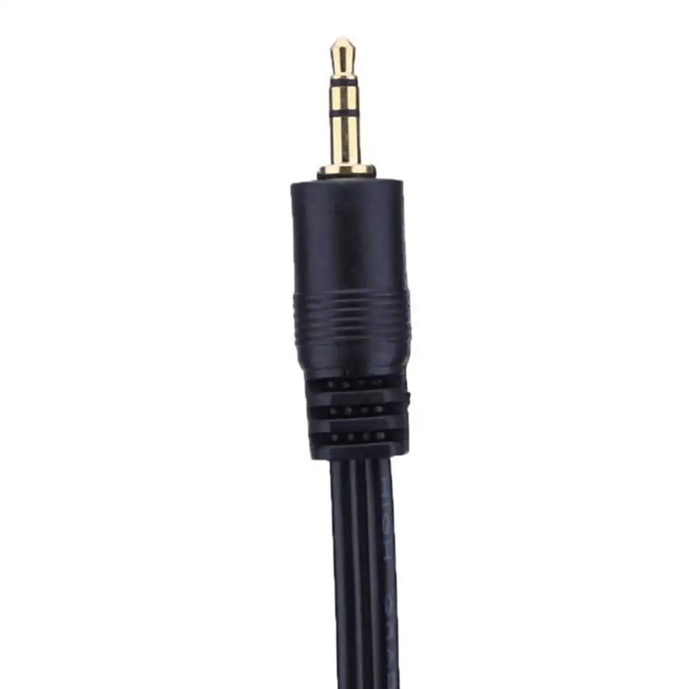 Мини 3 5 мм штекер Jack на 2 RCA стерео аудио адаптер кабель AUX для Mp3 ТВ звуковых