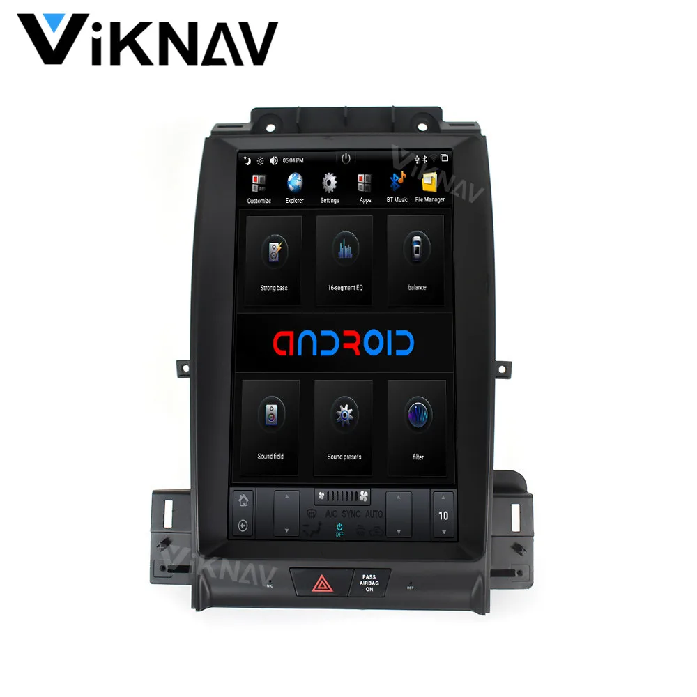 

Автомобильное радио, стерео мультимедийный плеер для Ford Taurus 2012-2016, автомобильная навигация в стиле Тесла, DVD-плеер, 13,3 дюймов, android