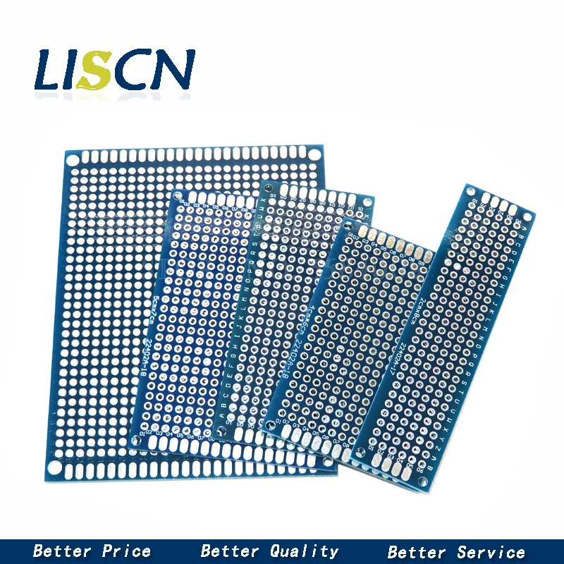 1 шт. двухсторонняя макет универсальный платы 2*8 см 3*7 4*6 5*7 7*9 2 54 мм|Соединители| |