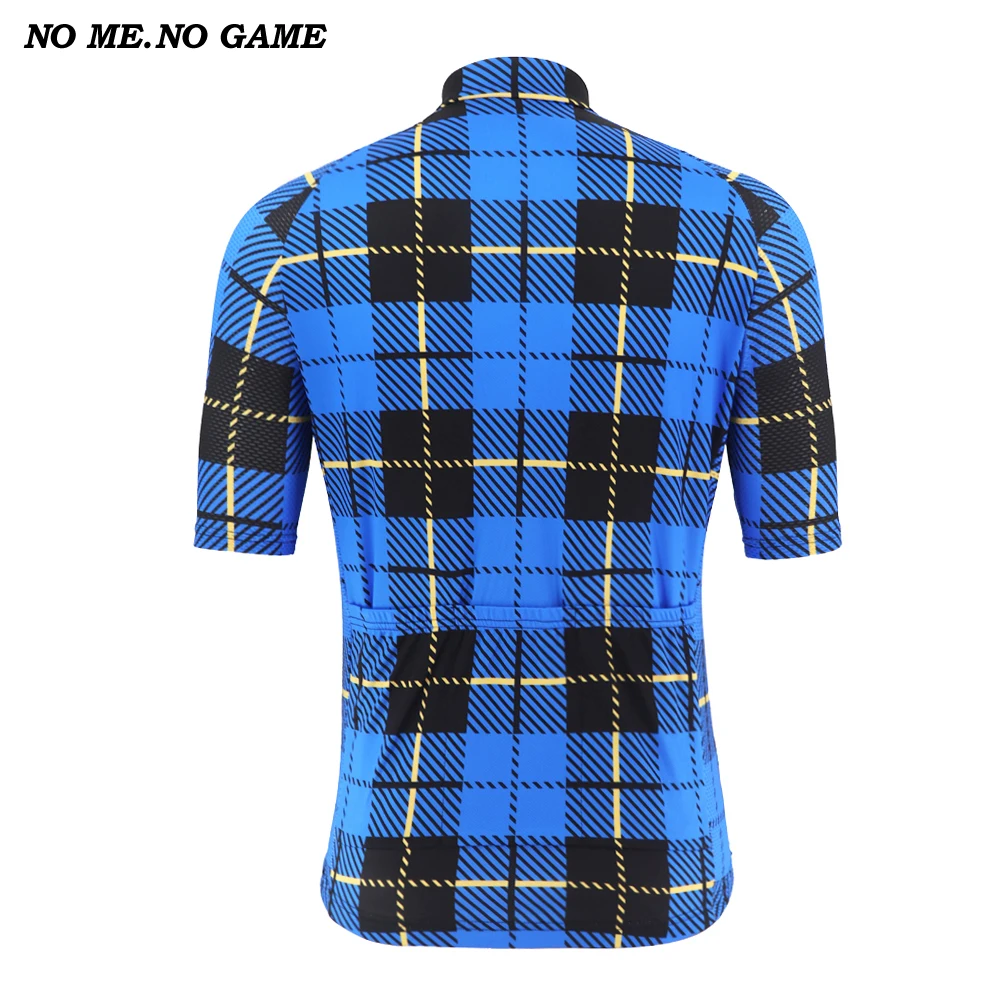 Синие комплекты для джентльменов велосипедная Джерси мужские летние топы одежда