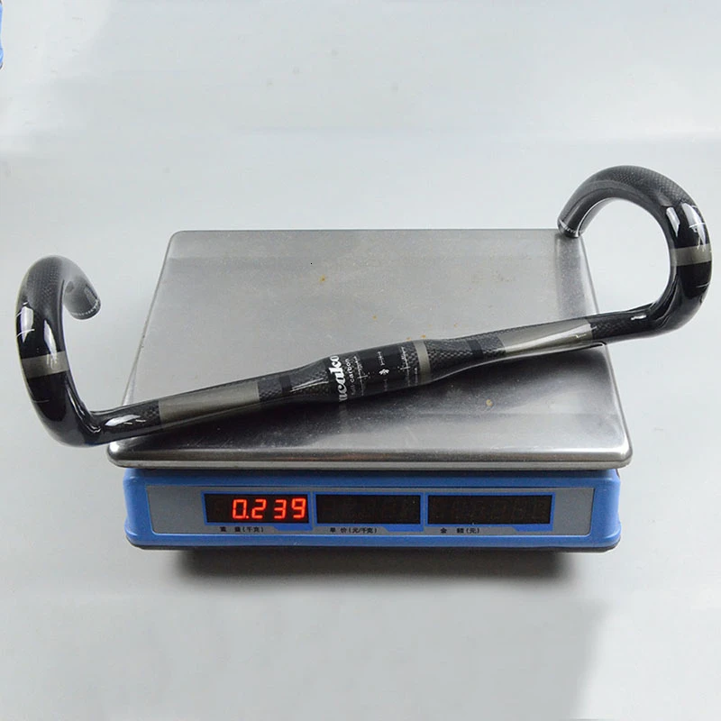 Углеродное волокно руль для велосипеда MTB дорожный велосипед черный прочный