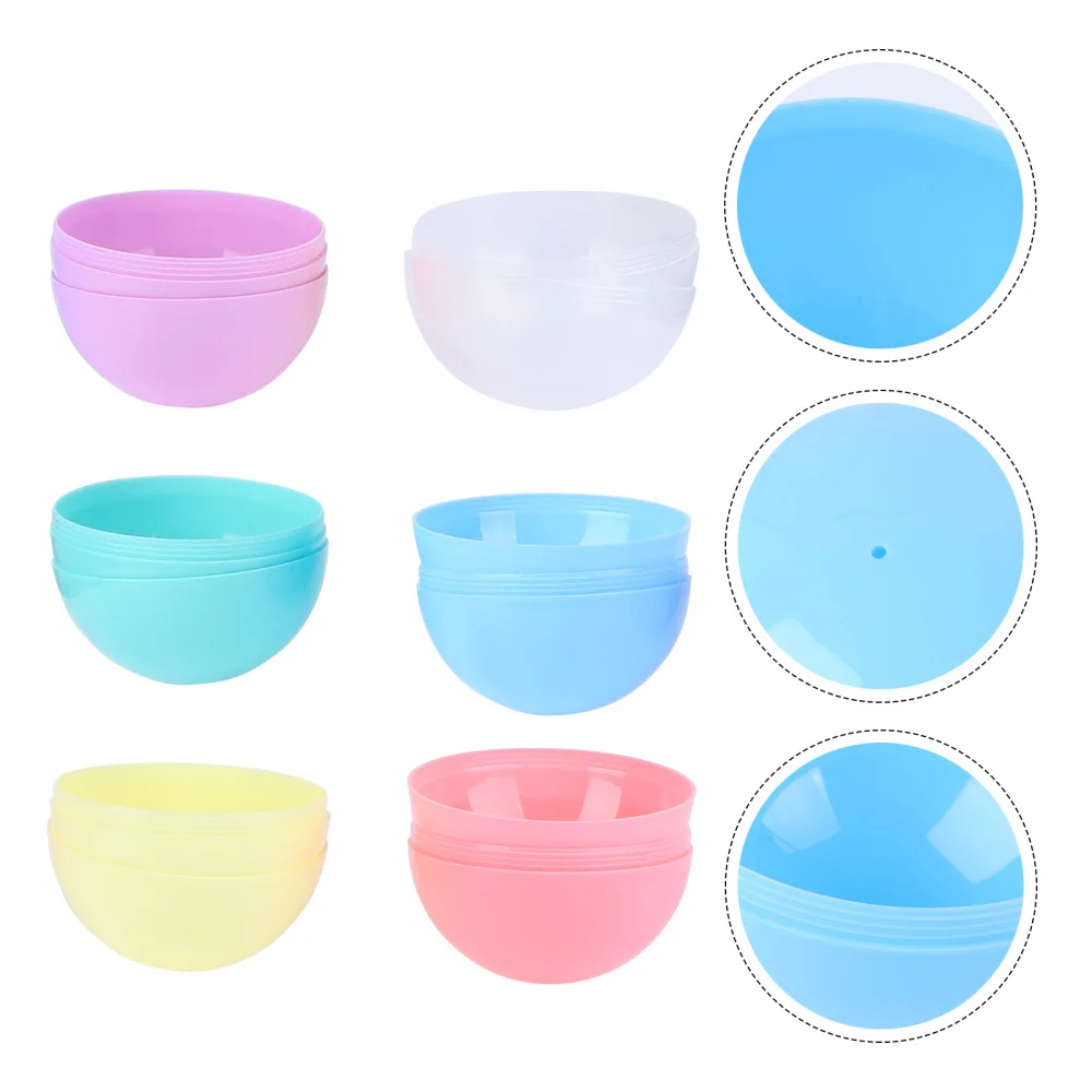 

6PCS 10CM Decor Multi-purpose Twisted Egg (Random Mixed Color)