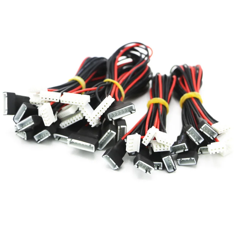 5 шт./лот JST-XH 2S 3S 4S 6S 20 см 22AWG Lipo балансировочный провод удлинитель заряженный