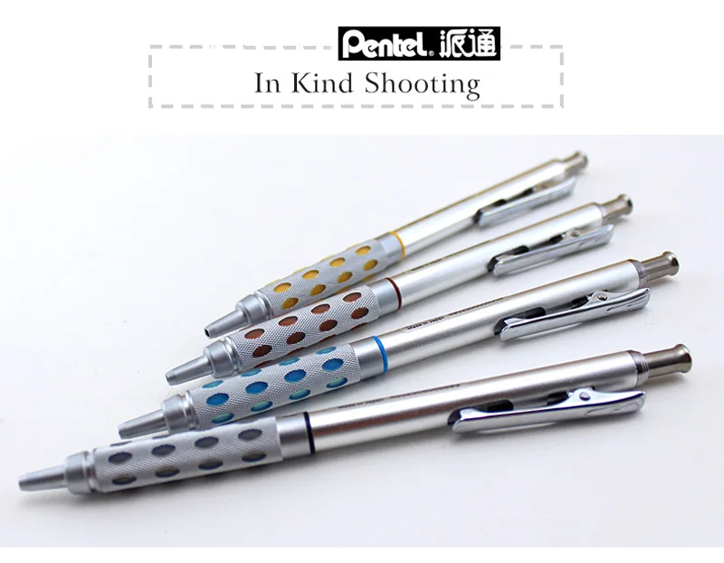 4 Pentel GRAPHGEAR 1000 механические разработки карандаш комплект PG1013/15/17/19(0,3/0,5/0,7/0,9 мм