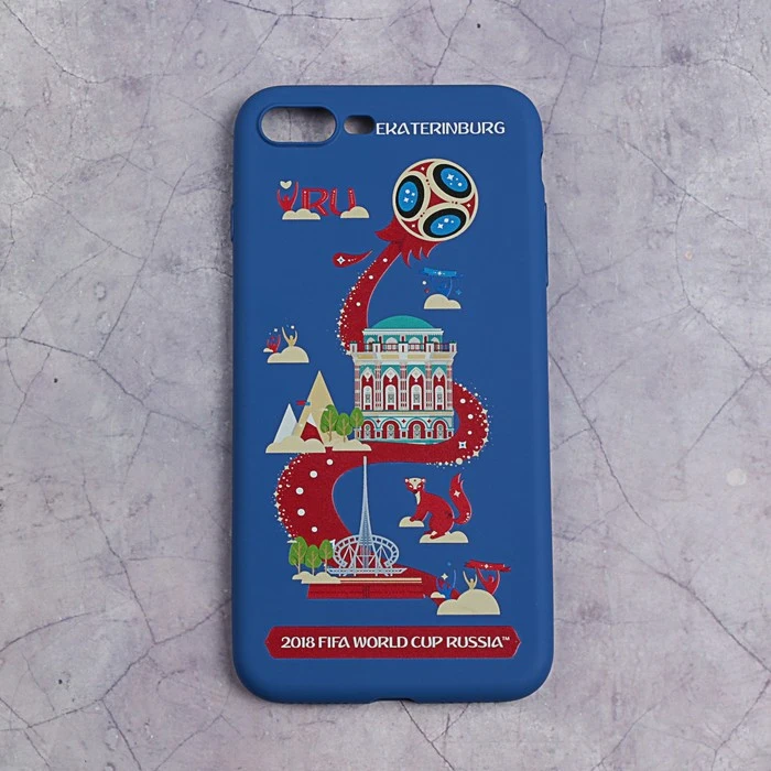 Чехол FIFA WORLD CUP RUSSIAN 2018 для iPhone 7/8 Plus матовое покрытие 3408124|Бамперы| |