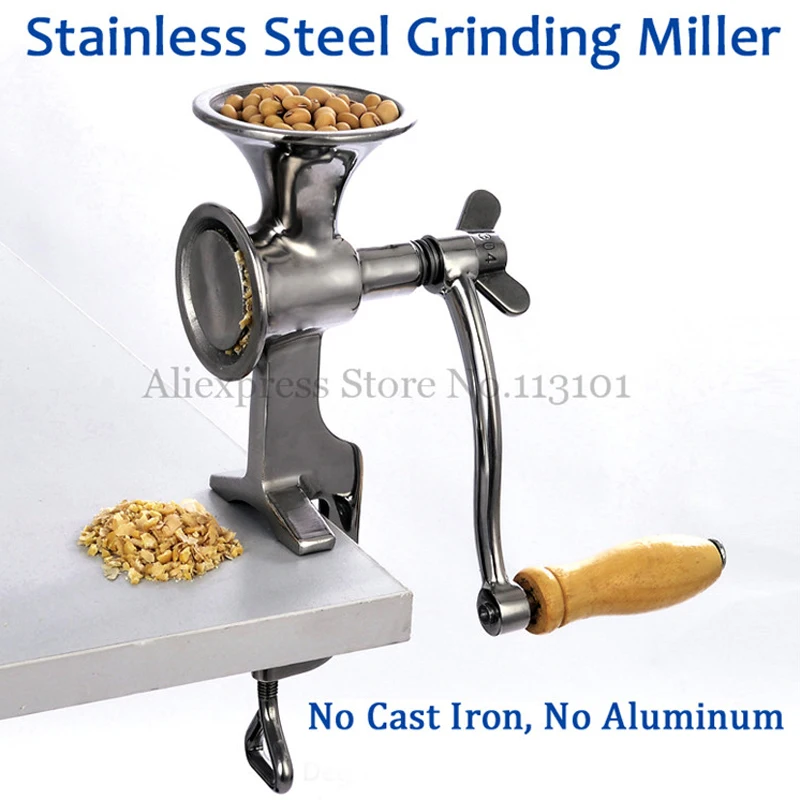 Свежий молотый кофе шлифовальный станок из нержавеющей стали мукомольная