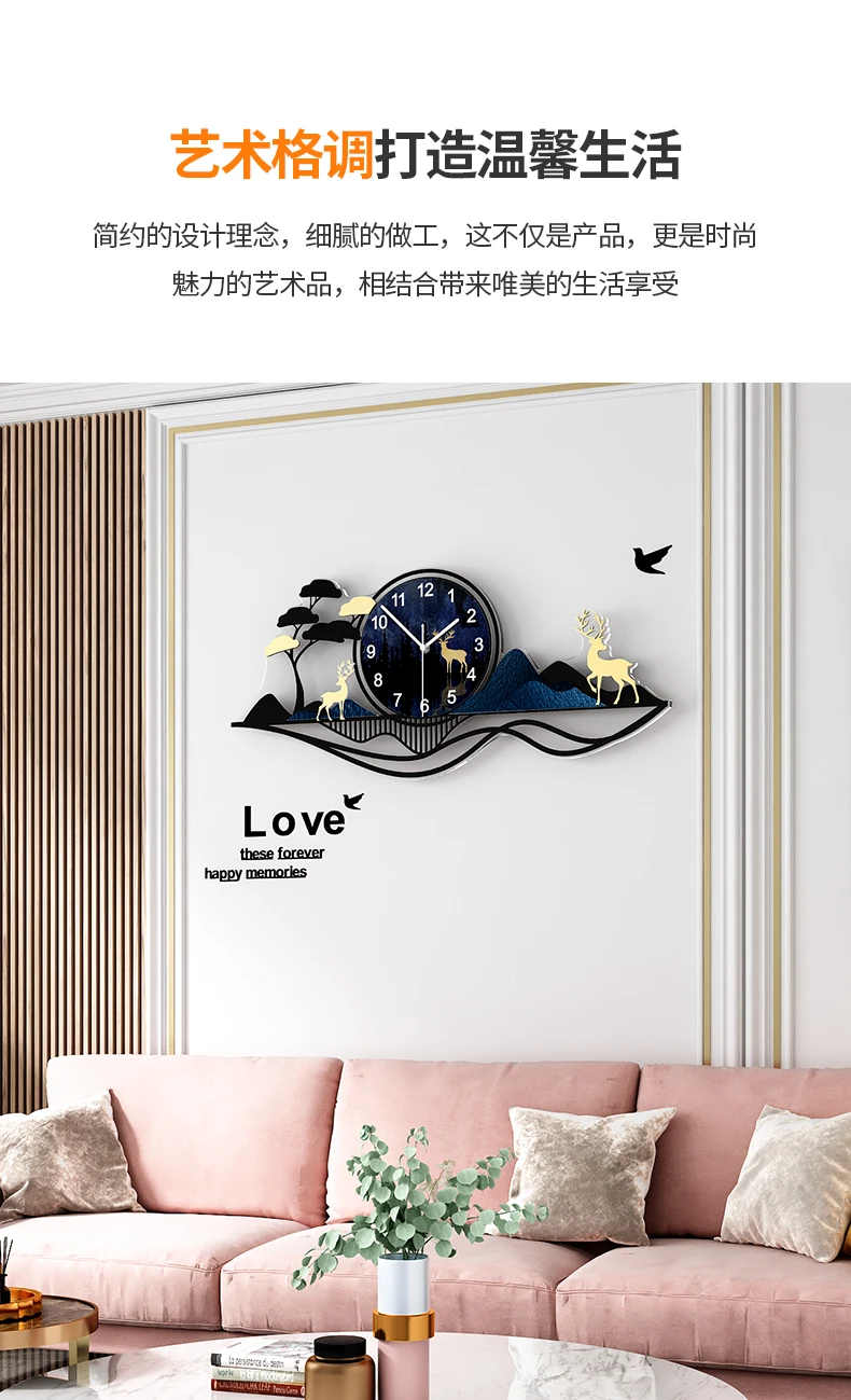 

Nordic Creative Wall Clocks Hands Modern Design Living Room Simple Digital Wall Clocks Design Reloj Pared Home Decoration XXL