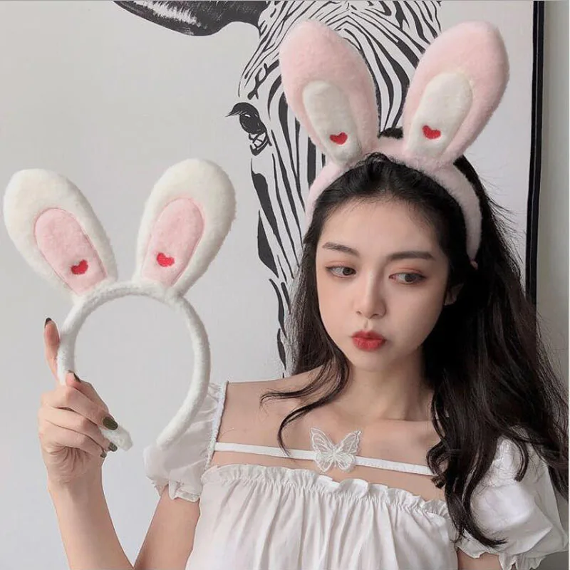 

Adult Children Cute Comfortabl Rabbit Ears Headband Rabbit Headwear Bunny резинки для волос Hair Accessories Hairband