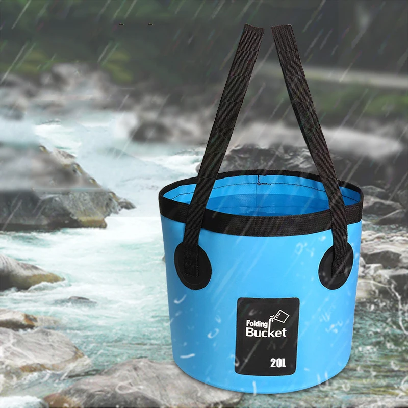 20л переносная водонепроницаемая сумка для воды из ПВХ складная хранения