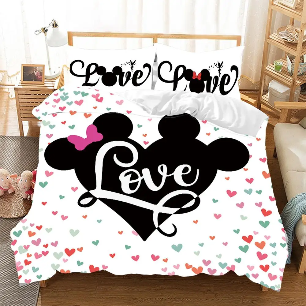 Дисней Минни Микки Маус комплект постельного белья детские одеяла пододеяльник