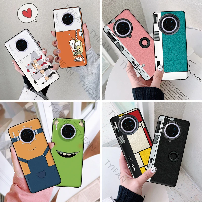 phone case for huawei mate 30 pro cover on mate30 matte made accessories protective coque soft tpu safety shockproof silicone |