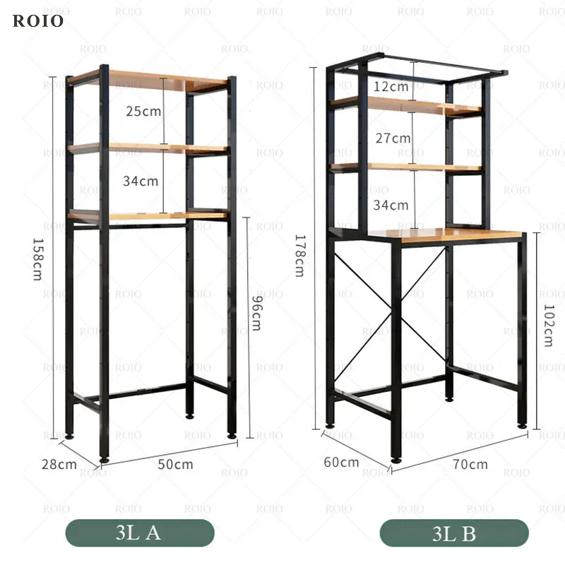 wooden rack wash machine rack bathroom toilet cabinet shelving kitchen sundries rack bathroom space saver shelf organizer holder free global shipping