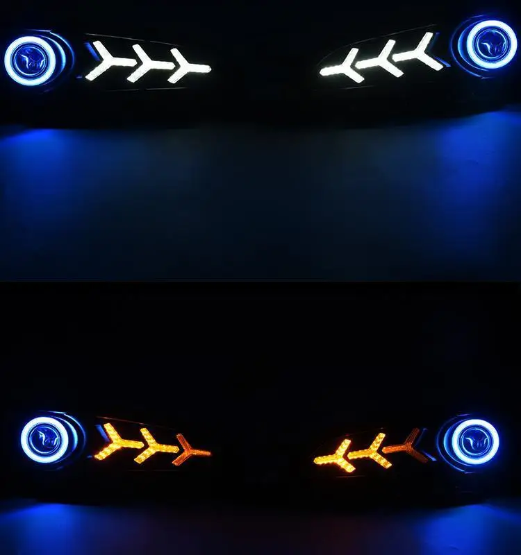 Наружные Drl дневные Neblineros Luces Para Авто Стайлинг светодиодные ходовые Автомобильные фары передние противотуманные фары 13 для Buick Regal