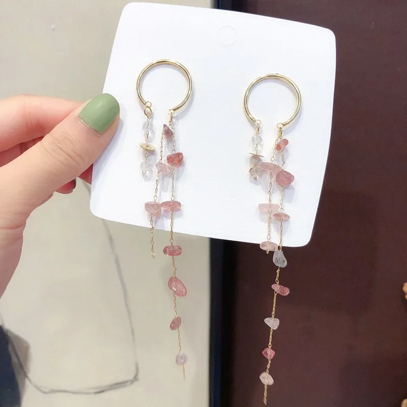 Корейские шикарные серьги для женщин и девушек модные ювелирные изделия 2019 новая