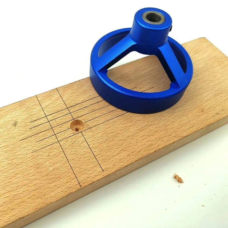 

Round Woodworking Doweling 08560 Hole Drilling Positioner Self Centering Drill M17E