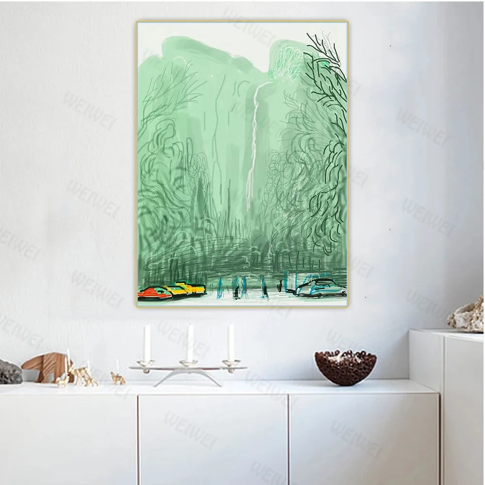 

Citon David Hockneyyosemite National Park.untitled.no.13Canvas Oil Painting Art Picture Wall Background Decor Home Decoration