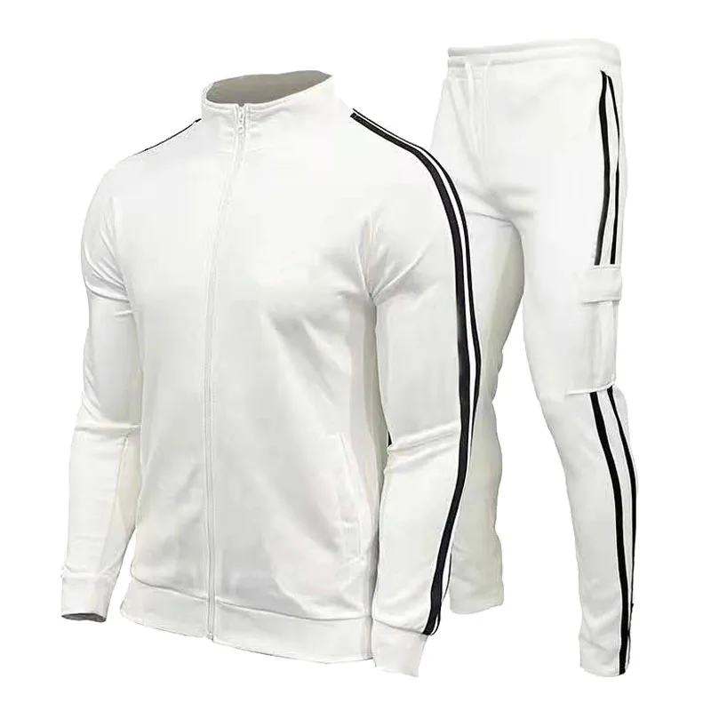 

Брендовый мужской новый Однотонный свитер Maycaur и брюки, свободные топы из двух предметов большого размера, модная теплая спортивная куртка ...