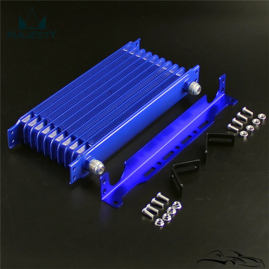 10-рядный масляный кулер с монтажным кронштейном и адаптером комплект шлангов