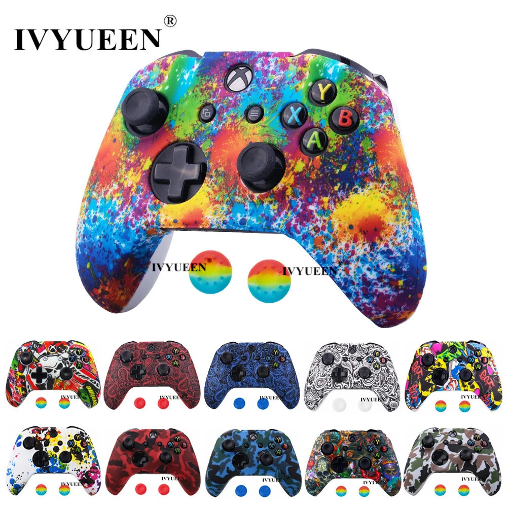 Силиконовый защитный чехол IVYUEEN для геймпада Microsoft XBox 1 One X S 25 цветов|Чехлы| |
