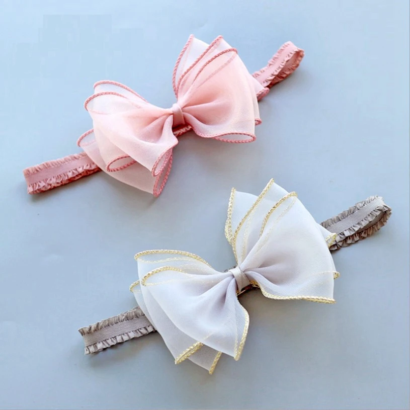 

Sweet Baby Girls Headband Kids Princess Hairband Hair Accessories Infant Toddlers Children Photograph Props 100 Days