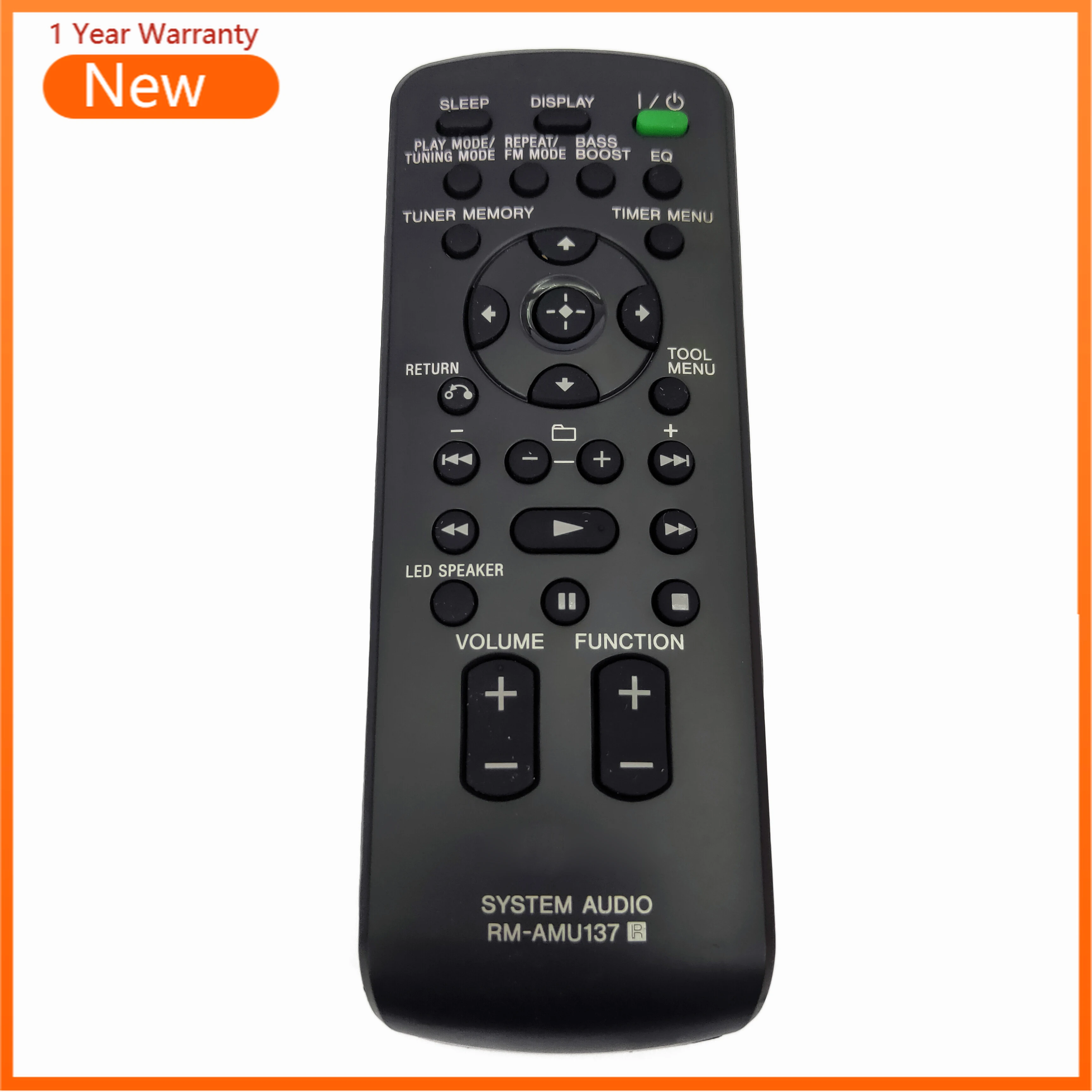 

Original Remote Control RM-AMU137 For Sony Hi-Fi Music System Remote Control For RDH-GTK11iP RDH-GTK33iP Fernbedienung