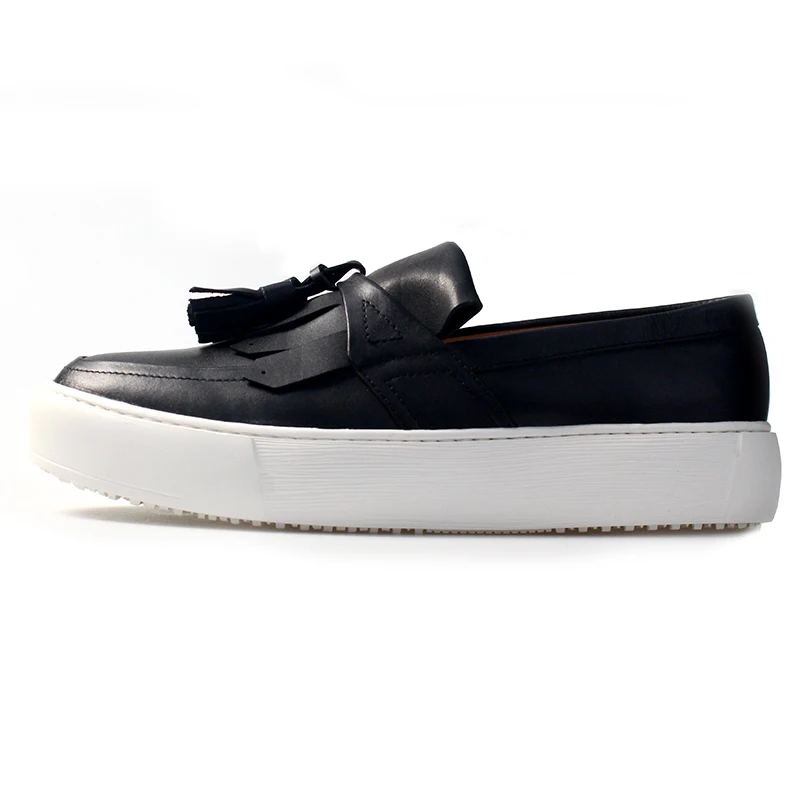 

Spring and Autumn Top grade Handmade Fringe Men Shoes Round toe Fashion Shoes men Genuine leather Comfortable Casual Shoes