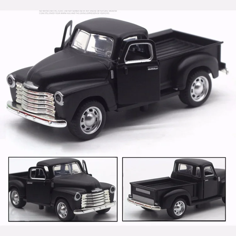 1/32 Chevrolet пикап грузовик Литой Сплав Модель автомобиля игрушки со звуком и