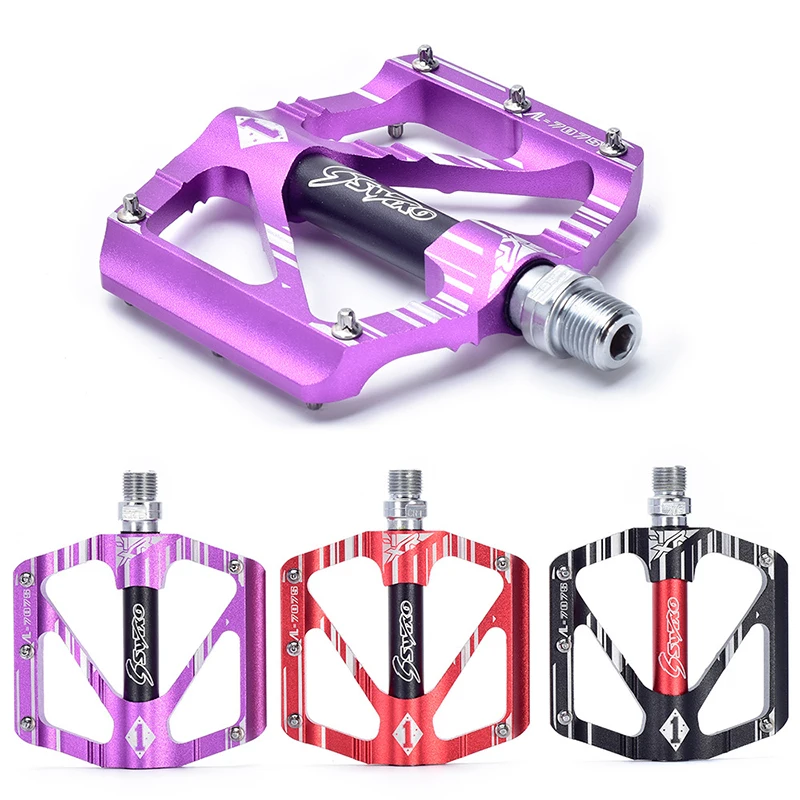 

Mountain Bike Pedals Bicycle Flat Pedals Lightweight Aluminum Alloy Pedals for Road Mountain Bike MC889