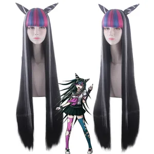 Аниме Danganronpa Dangan Ronpa Mioda Ibuki Косплей парики 100 см длинные термостойкие синтетические волосы косплей парик + парик Кепка