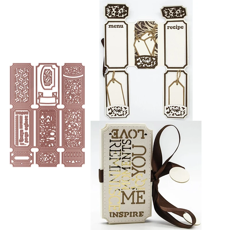 Соединительная этикетка буклет Забавный новый дизайн ручная работа