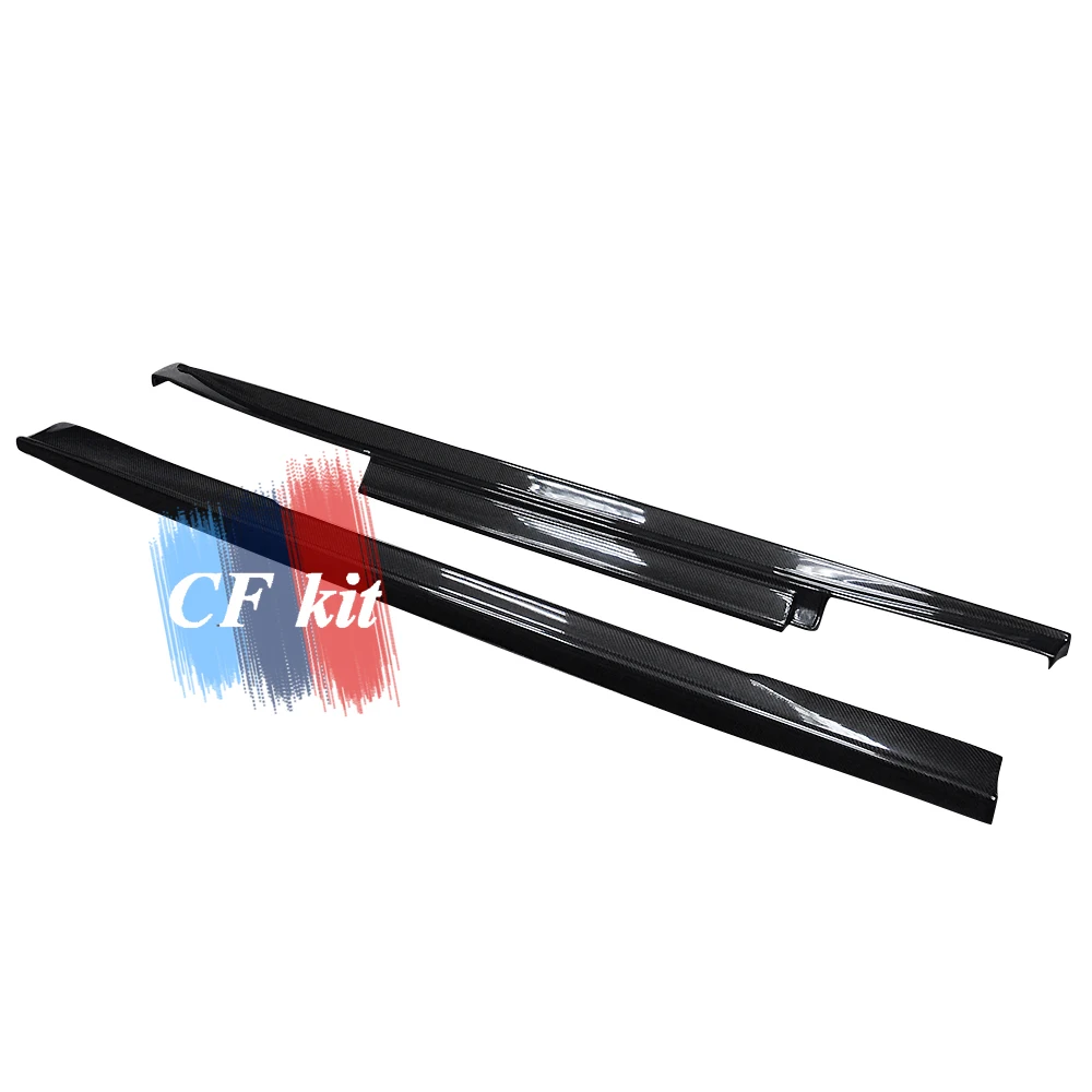 Комплект боковых юбки CF тела из настоящего углеродного волокна спойлер