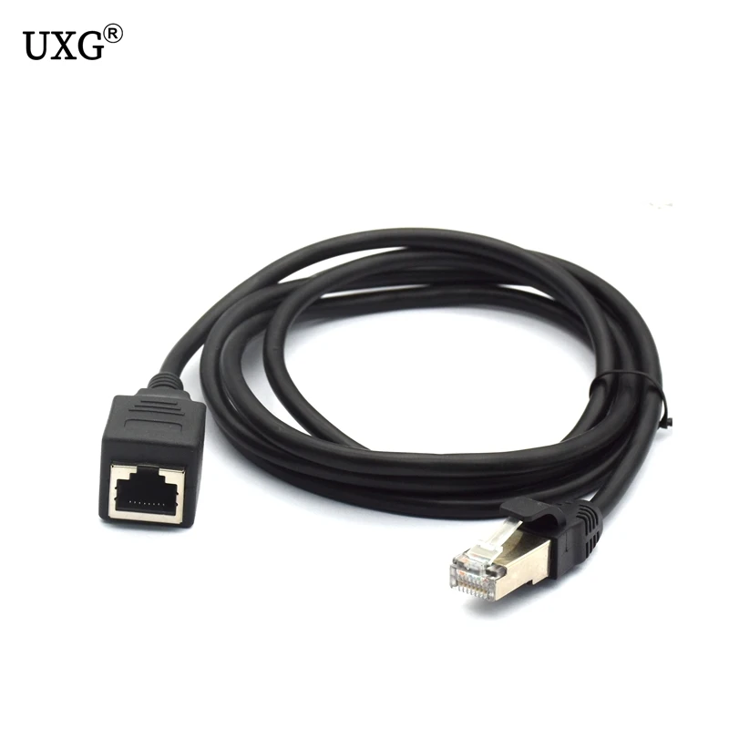Cat5 Cat6 Ethernet Extension Cable RJ45 Cat 6 Male To Female Rj45 Ethernet Lan Network Cable Adapter For PC Laptop 30cm 60cm 1M