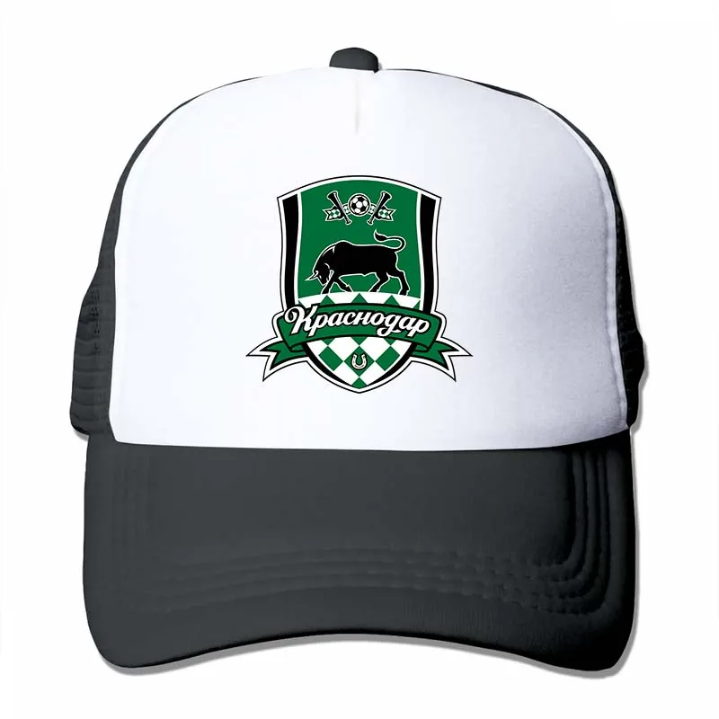 Бейсбольная кепка с логотипом Fk Krasnodar для мужчин и женщин, Кепка-Дальнобойщик, модная Регулируемая Кепка - Цвет: 4-Black