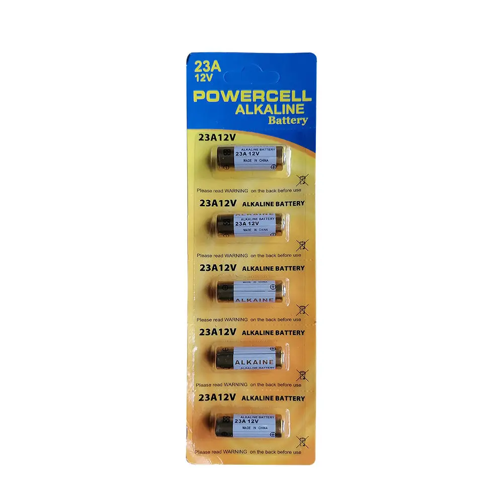 5 шт./лот 23A12V батарея маленькая 23A 12V 21/23 A23 E23A MN21 MS21 V23GA L1028 Щелочная сухая