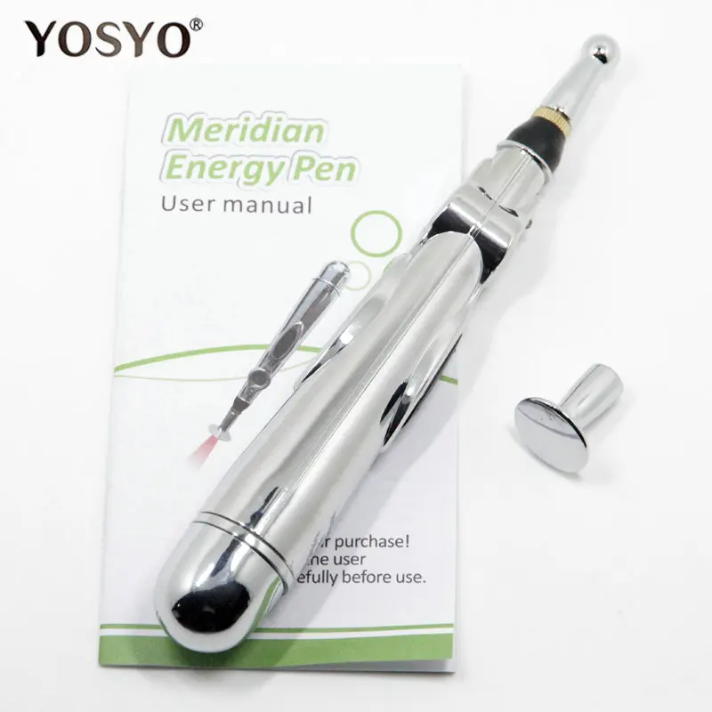 

Professinal Electronic Acupuncture Pen Electric Meridians Laser Therapy Heal Massage Pen Meridian Energy Pen Relief Pain Tools