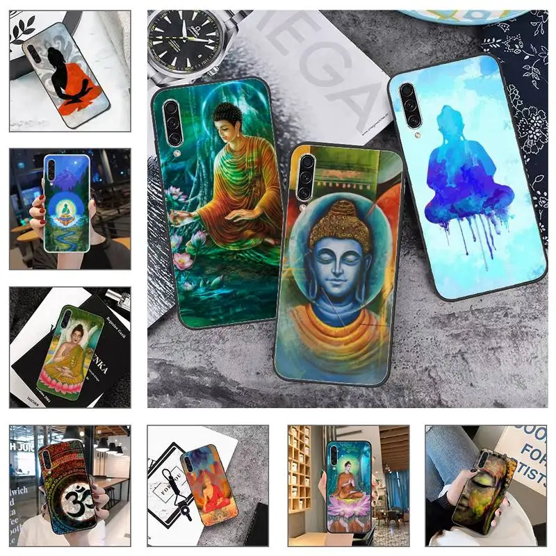 

gautama buddha pattern Phone Case For Samsung galaxy A S note 10 7 8 9 20 30 31 40 50 51 70 71 21 s ultra plus