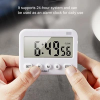 lcd digital kitchen countdown timer cooking counter reverse timer alarm clock magnetic battery not included