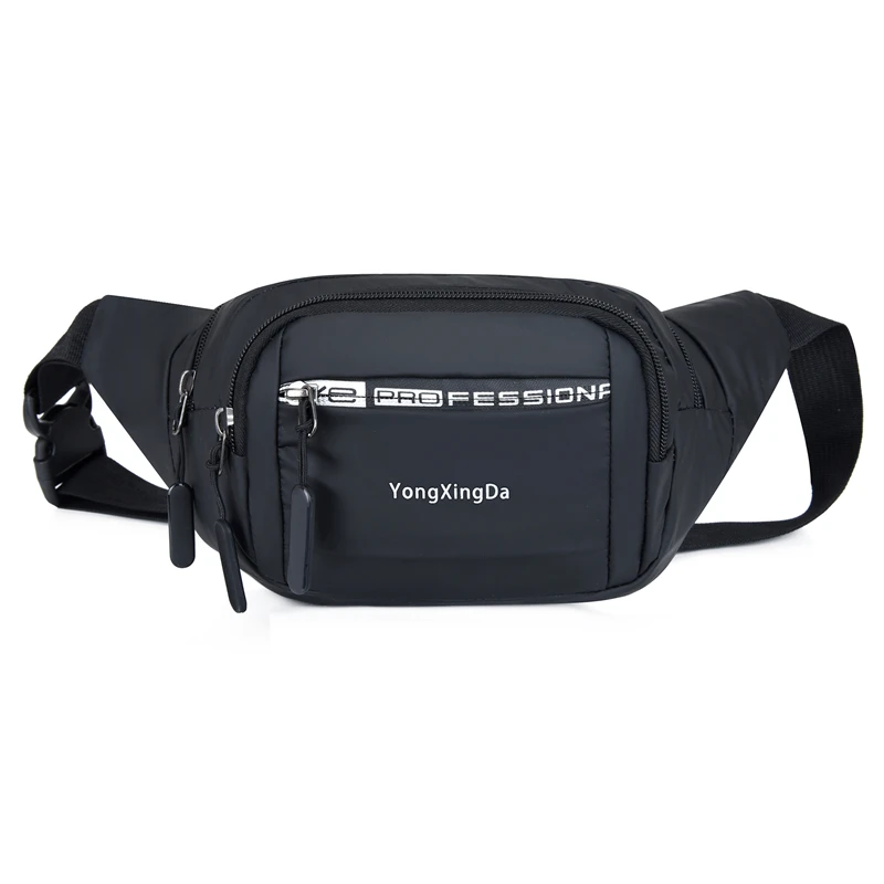 

Women's Belt Bag Men's Oxford Chest Bag Lightweight Belt Bag Shoulder Bag With 3 Zipper Pockets For Travel