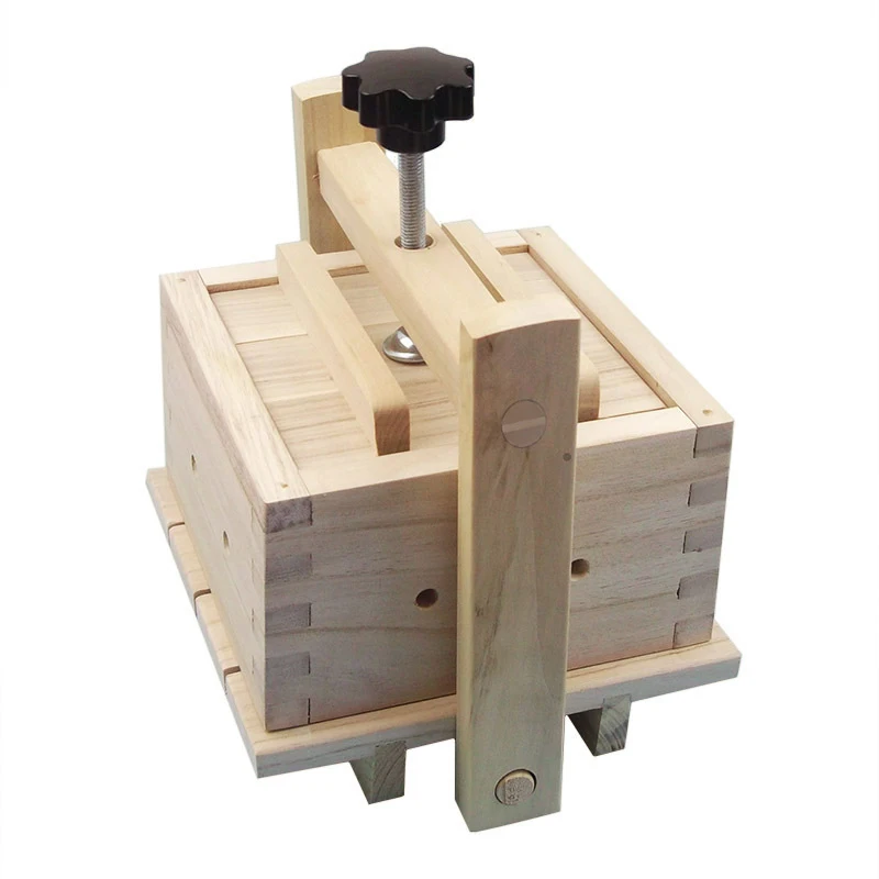 DIY деревянный пресс форма для тофу набор приготовления домашнего сыра соевого