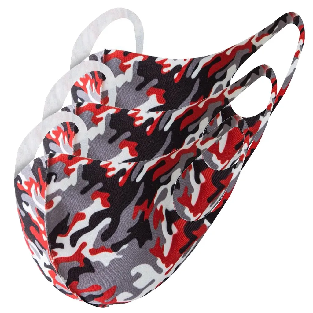 Маска маскирующая многоразовая для лица PM2.5 3 шт.|Маска велоспорта| |