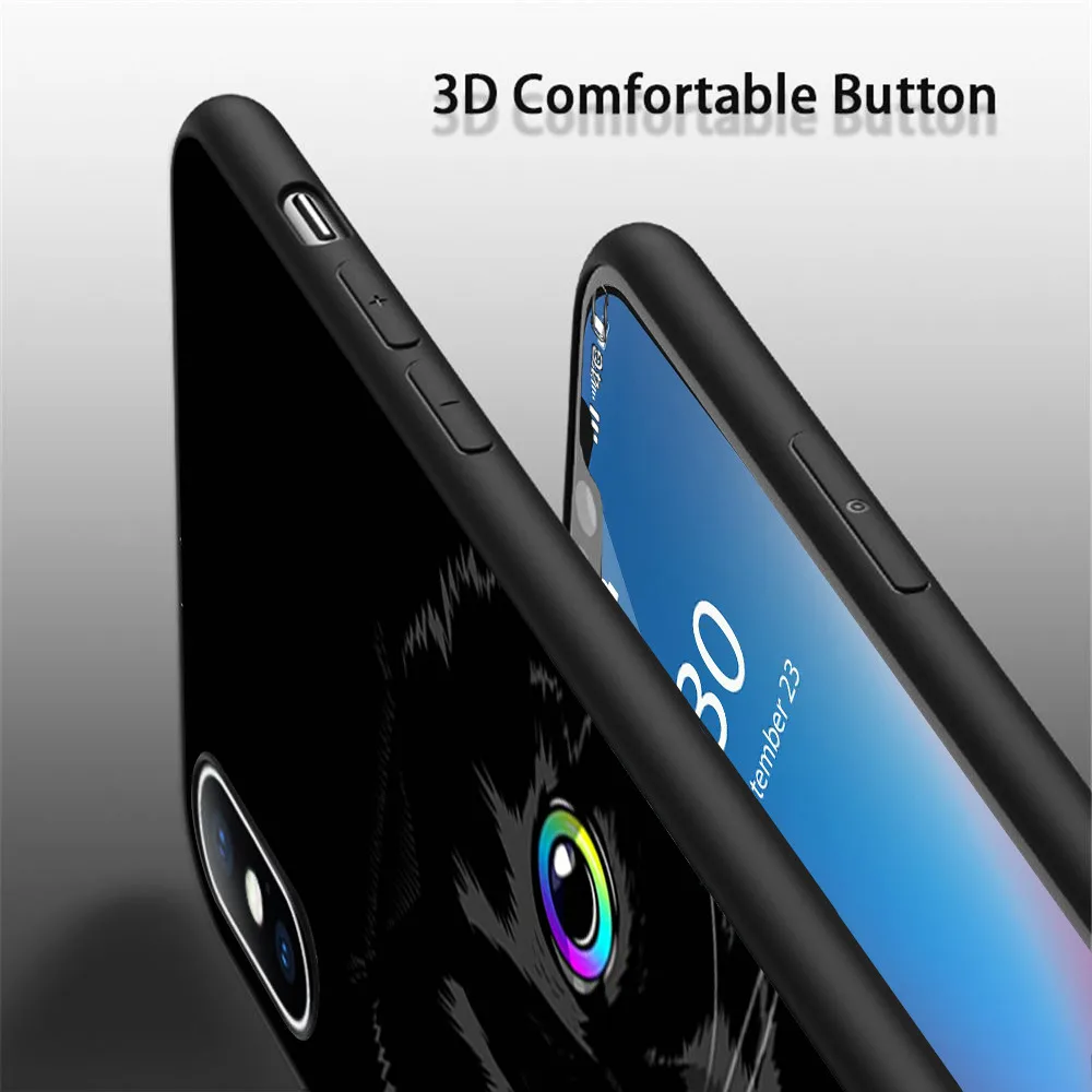 Мягкий силиконовый чехол для iPhone 11 Pro Max X 5S 6 6S XR XS 7 8 Plus | Мобильные телефоны и