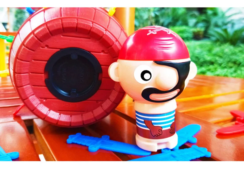 Juguete de barril pirata para ni&ntilde;os, artilugio divertido, broma, juego de barril pirata, ZLL-2