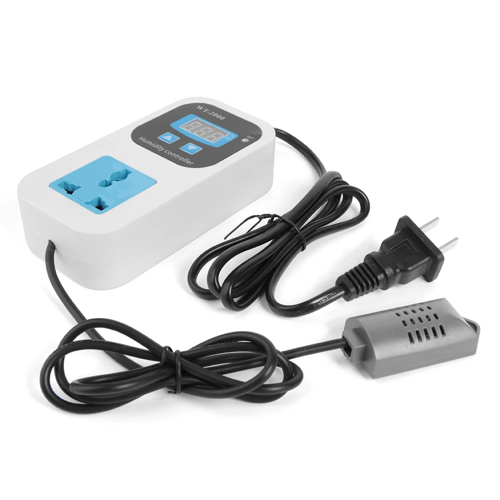 

110-220V Digital Humidity Controller Direct Output Moisture Control Hygrostat Hygrometer Controller Thermoregulator