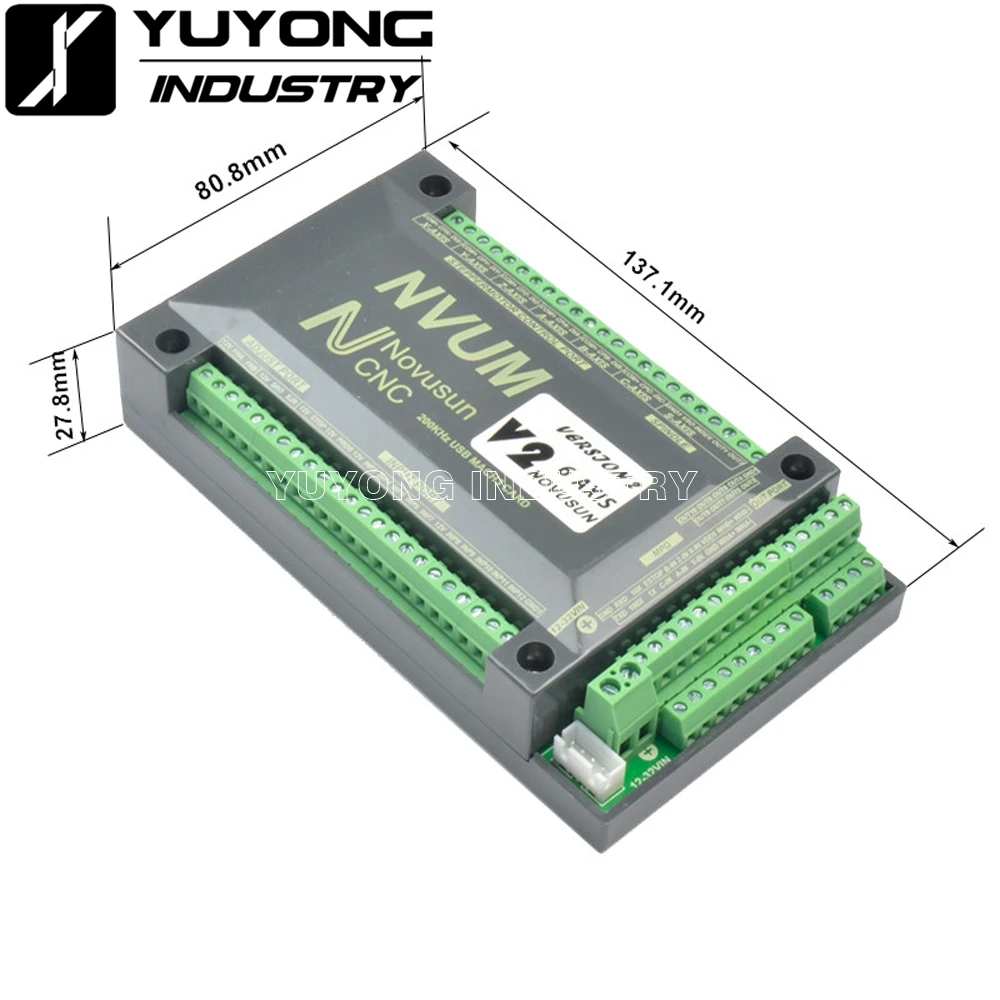 Ethernet-порт NVEM 3 4 5 6 Axis Mach3 карта управления 250 кГц для маршрутизатора с ЧПУ движением