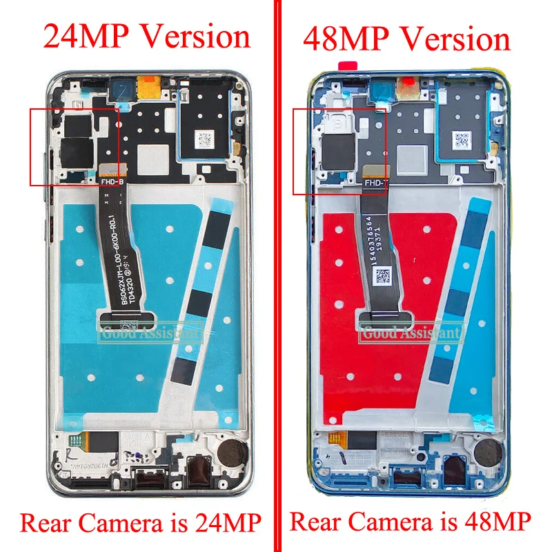 Оригинальный ЖК экран 6 1 дюйма для Huawei P30 Lite / Nova 4E MAR LX2 LX3 L23 L21 дисплей с сенсорным