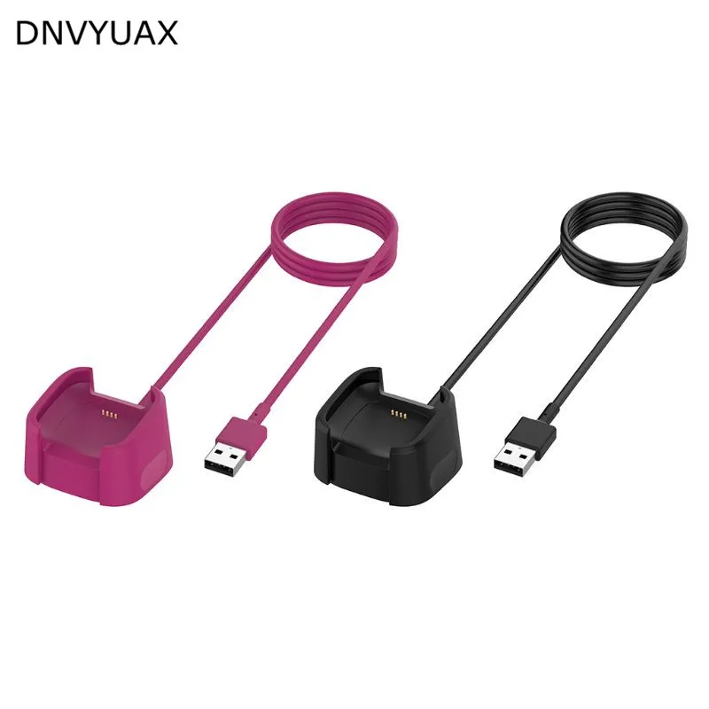 1 PC USB Charger Charging Stand Holder Cable for Fitbit Versa 2 Smart Bracelet Watch